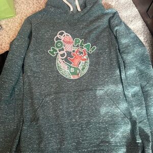 Kids' Teal Graphic Hoodie